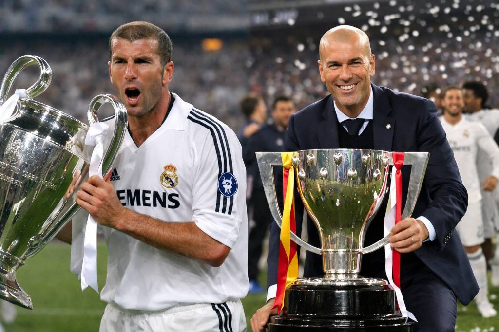 Palmarès Zinedine Zidane : joueur et entraîneur, un double mythe du real madrid